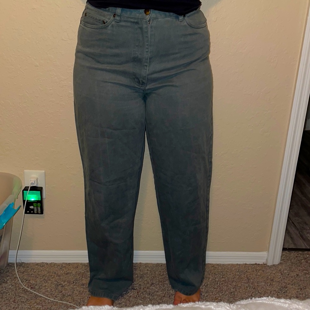 Green Jeans wide leg